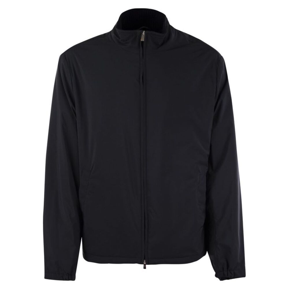 Fedeli Men Bomber Jacket In Technical Fabric